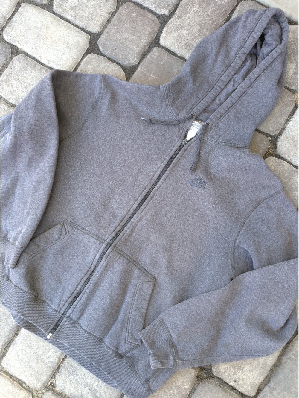 Vintage Y2K Nike Mini Swoosh Zipper Hoodie Sweatshirt